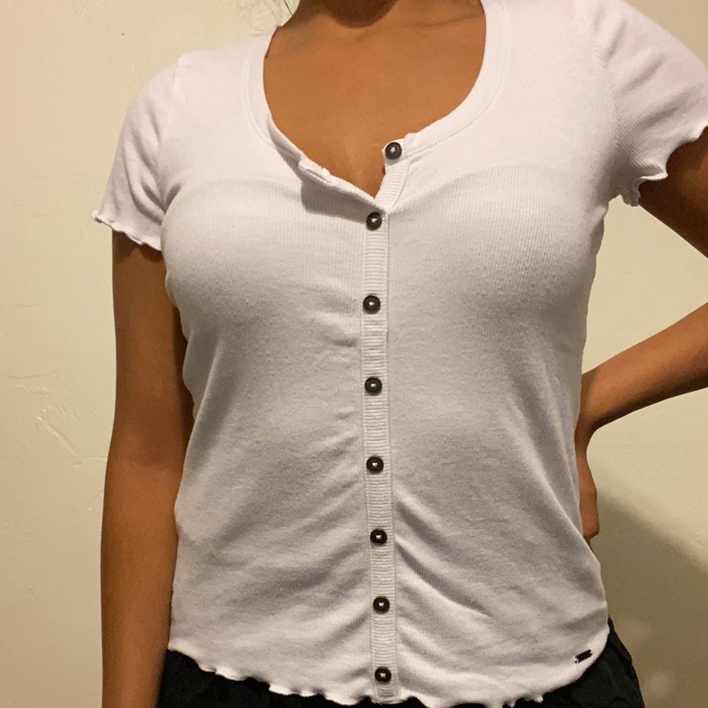 White Hollister Blouse